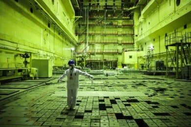 dentro del reactor de chernobyl