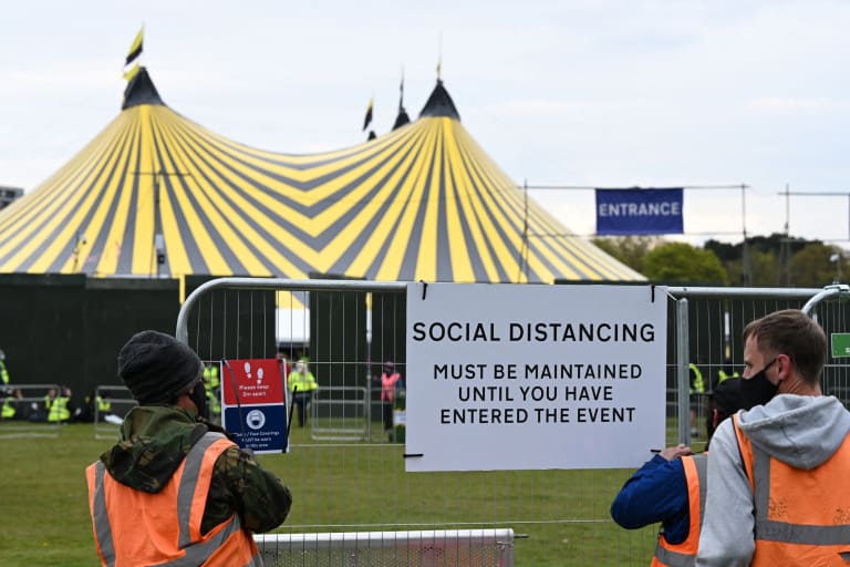 En Inglaterra se realizó el festival de música para unas 5.000 personas en tiempos de COVID-19