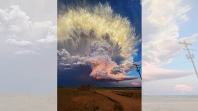 foto cielo tormenta texas