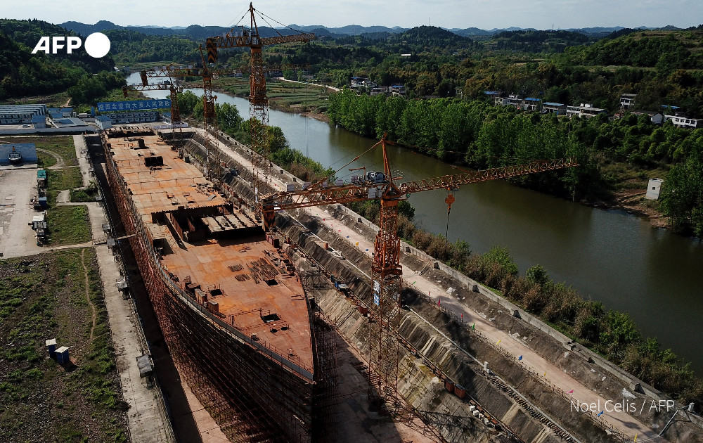 image réplica exacta del Titanic replica barco titanic china