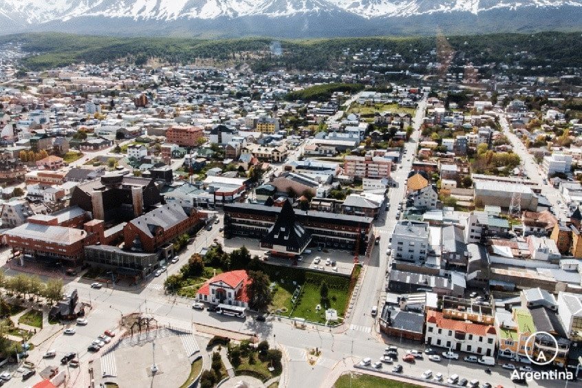 ushuaia desde el aire