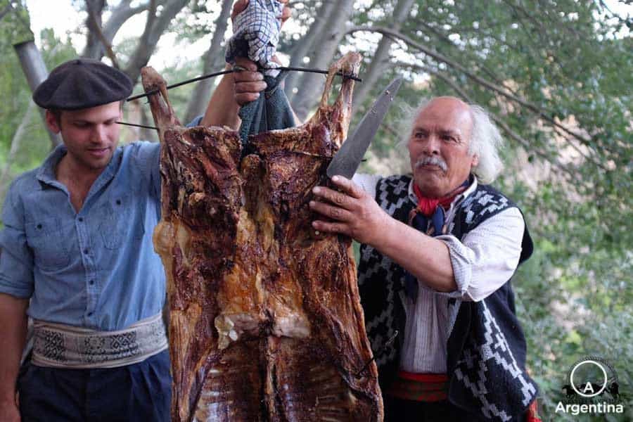 Asado en ranquilco