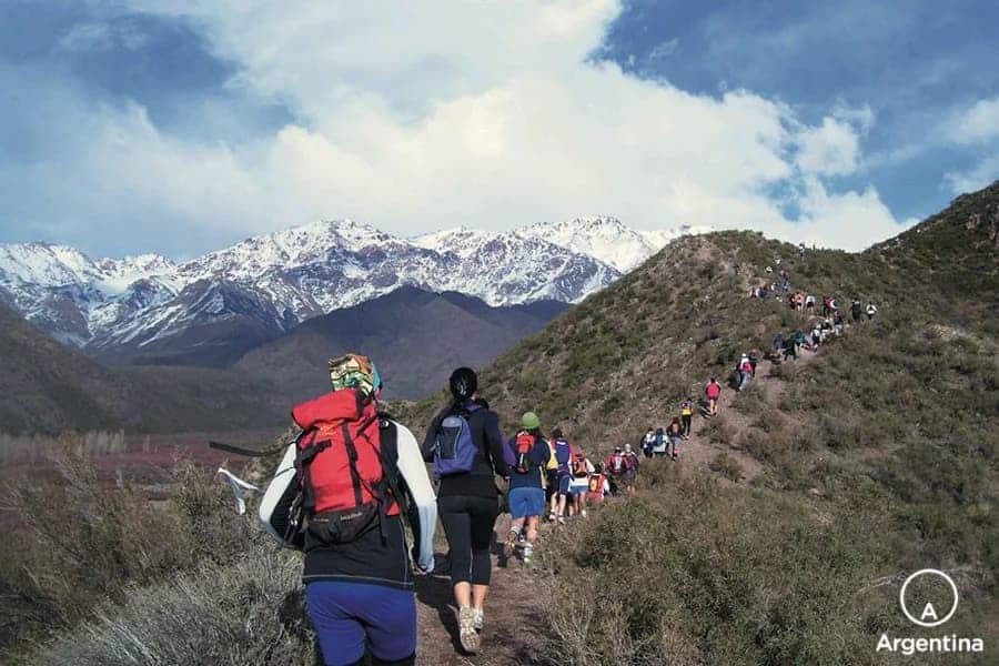 Trekking en la cordillera