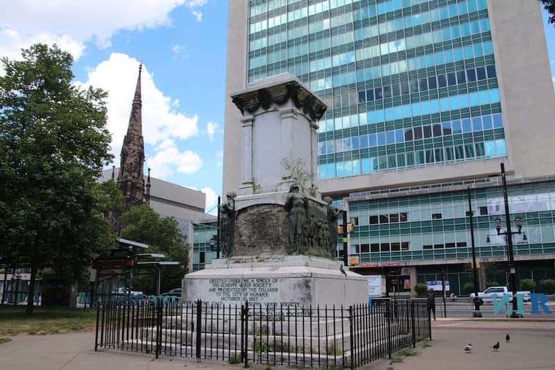 Lugar donde se encontraba la estatua de Cristóbal Colón y será ocupado por una estatua de Harriet Tubman