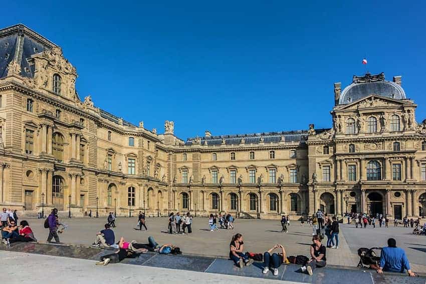 Francia, personas al aire libre