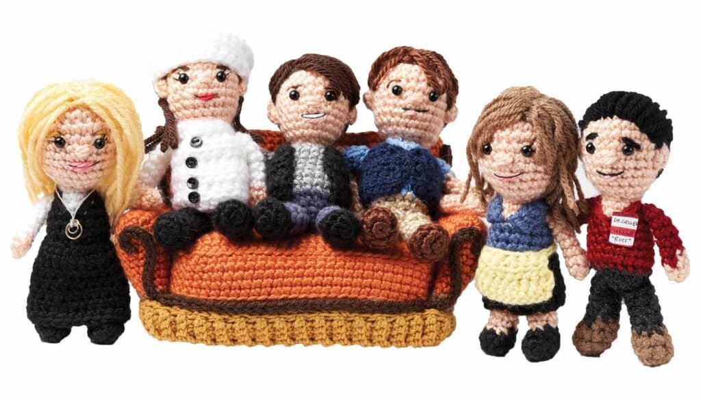 image personajes favoritos de Friends friends crochet