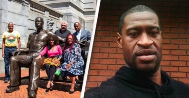 george floyd estatua