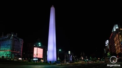 obelisco en la noche de buenos aires