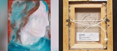 Una pintura de David Bowie estaba en un vertedero, fue comprada por 5 dólares y se vendió por casi 88.000