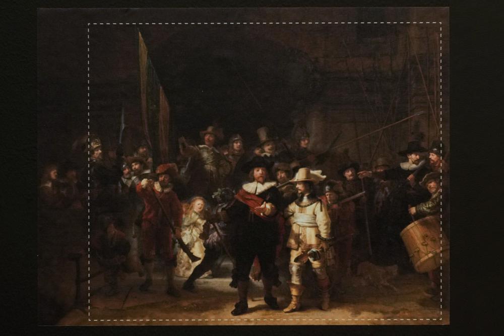 Pintura de Rembrandt en su totalidad