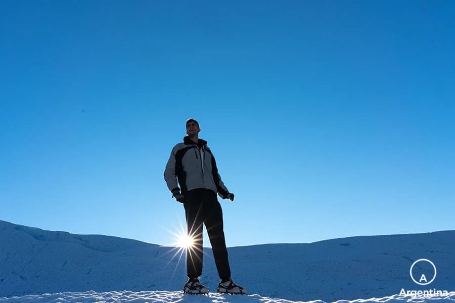 Joaquín sobre la nieve