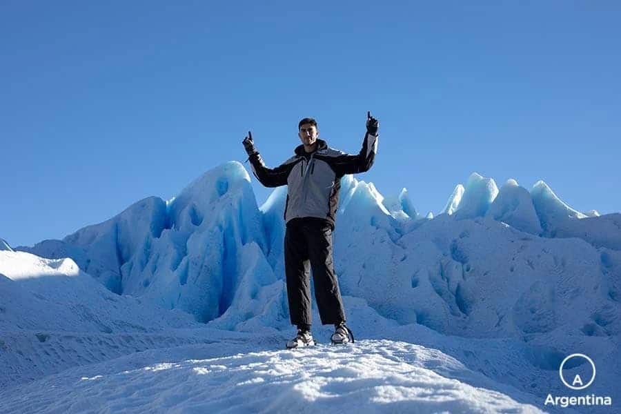 joaquin en el glaciar