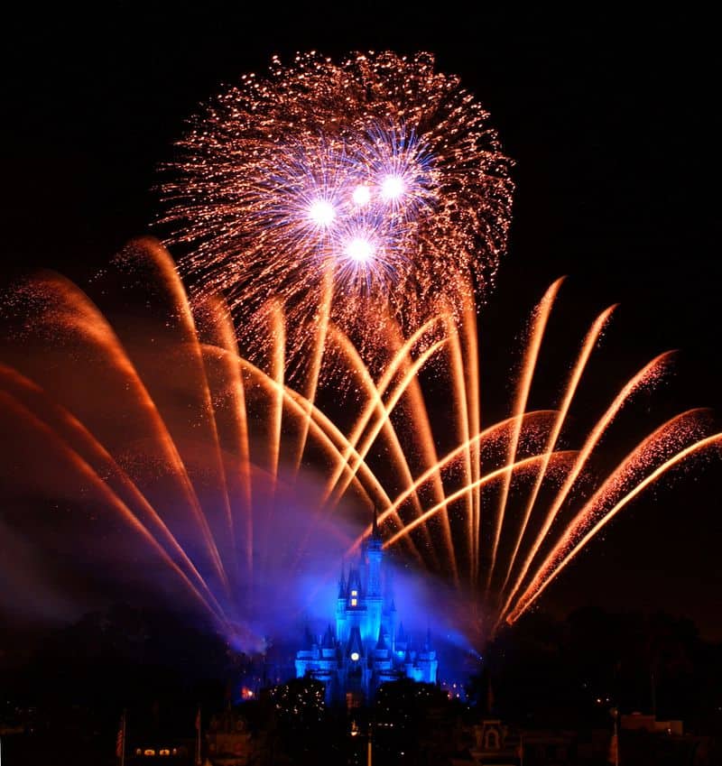 Los shows con fuegos artificiales en los parques de Disney serán reanudados a partir de julio