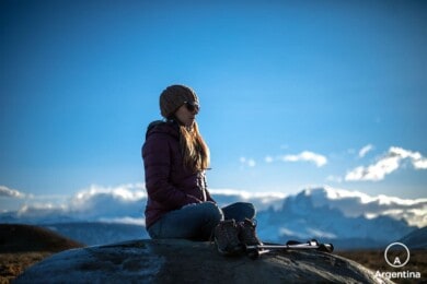 meditando en la patagonia argentina