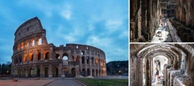 El Coliseo Romano abre por primera vez sus subterráneos al público