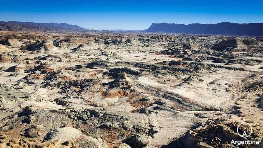 Paisaje del valle de la luna