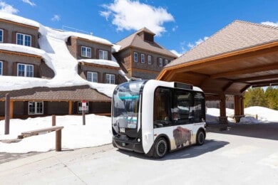 Estados Unidos: el Parque Nacional Yellowstone está probando vehículos autónomos para transportar a los visitantes