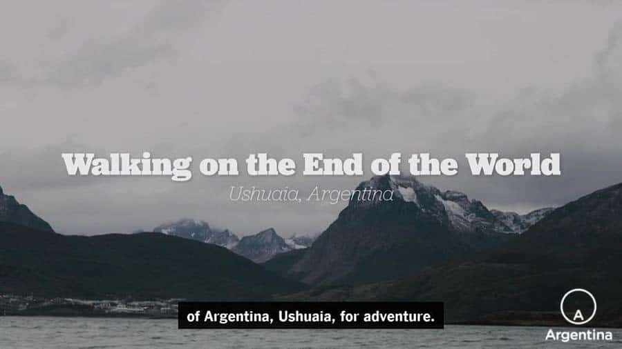 Walking on the end of the world, Ushuaia, Argentina