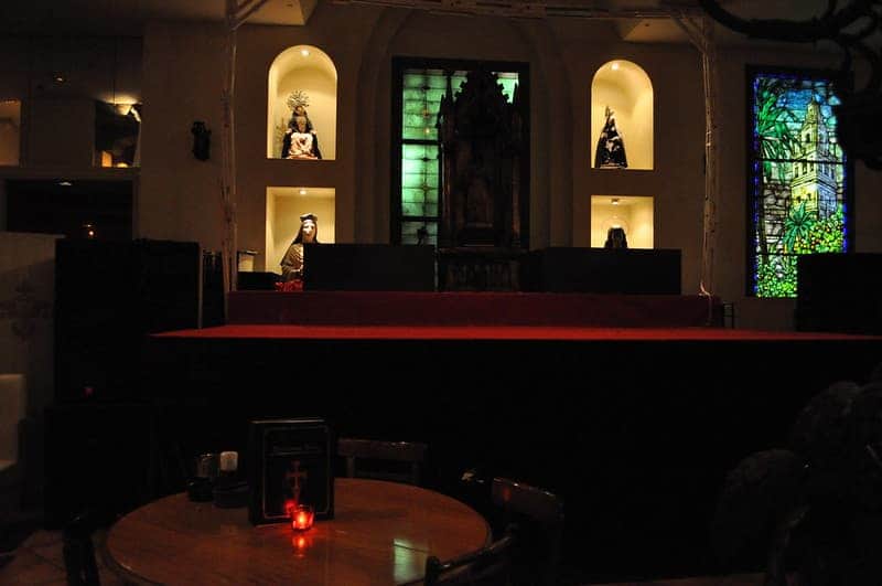 Christon Café, to dine inside a Gothic cathedral