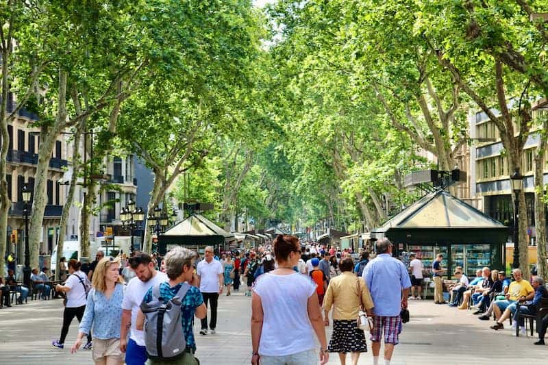 Las Ramblas de Barcelona