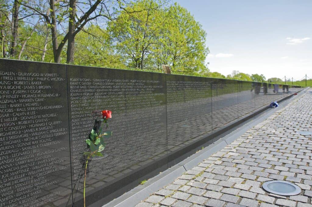 10 lugares que visitar en Washington: el Vietnam War Memorial