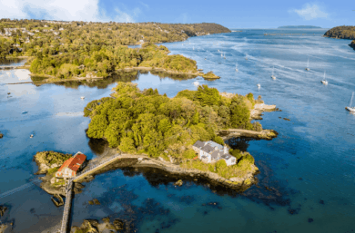 pequeña isla con solo un vecino