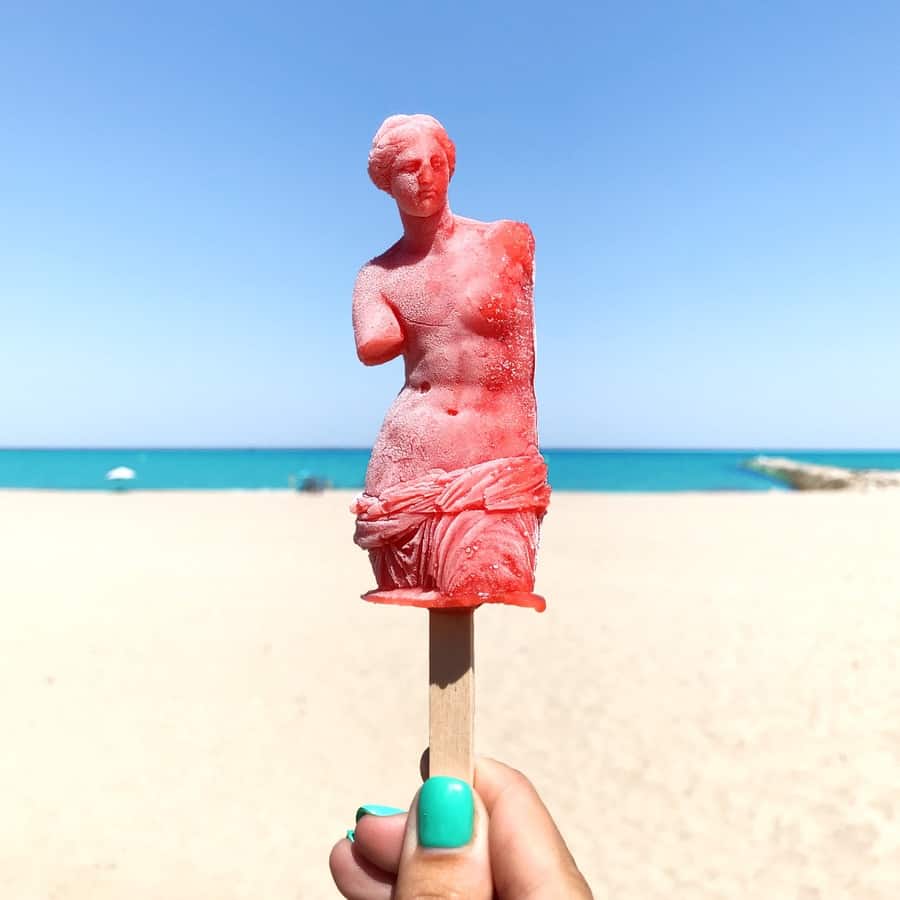 La Venuseta un helado inspirado en la Venus de Milo para sensibilizar y promover la investigación contra el cáncer de mama