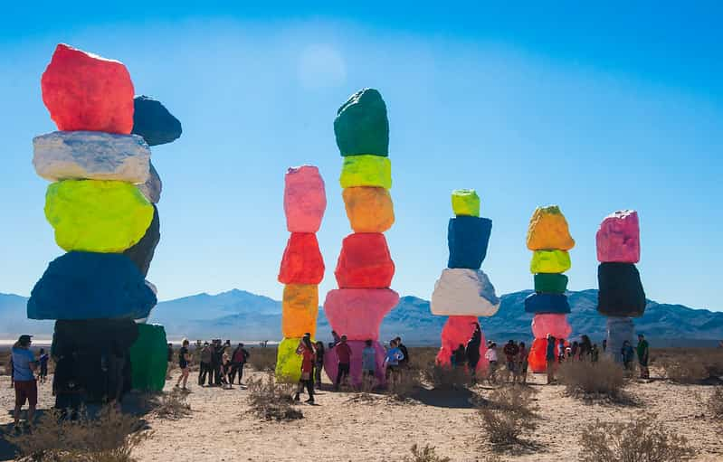 Los 10 mejores lugares cerca de Las Vegas para visitar: Seven Magic Mountains