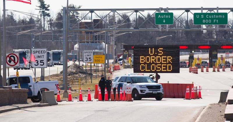 Fronteras terrestres de Estados Unidos