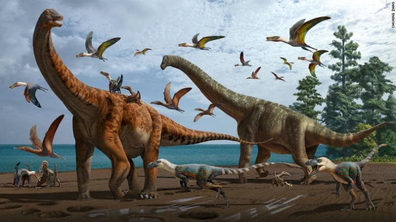 Nuevas especies de dinosaurios en China