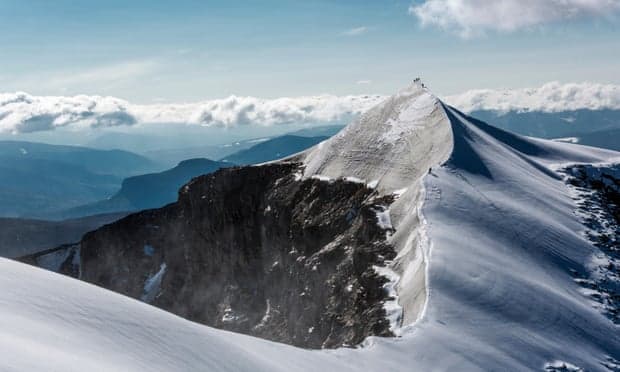 Montaña de Suecia que perdió dos metros de altura en el último año