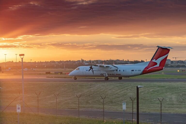 Avión de Qantas