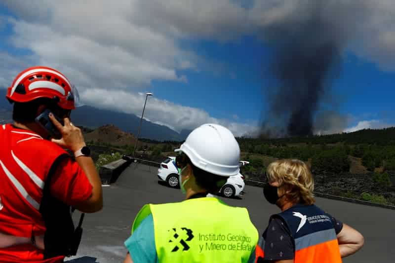 Entró en erupción el volcán de La Palma