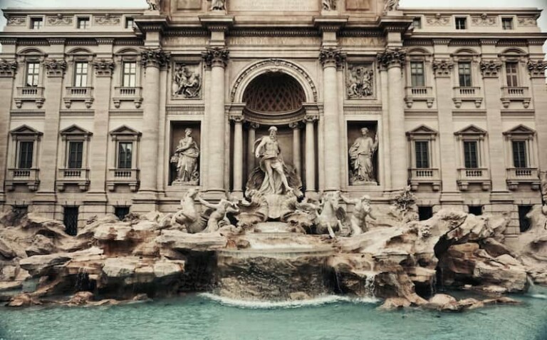 Fontana de Trevi - detalles