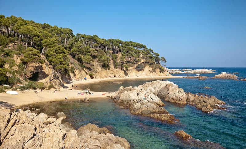 Mejores calas de la Costa Brava - Cala Estreta