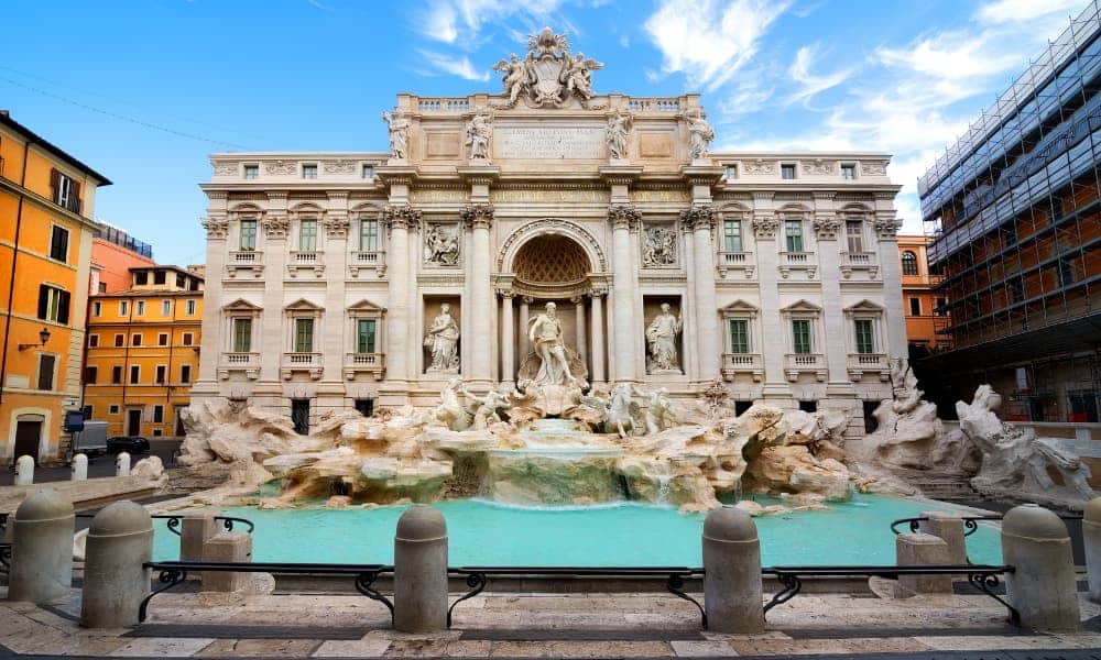 image región de Italia atracciones populares en italia fontana di trevi