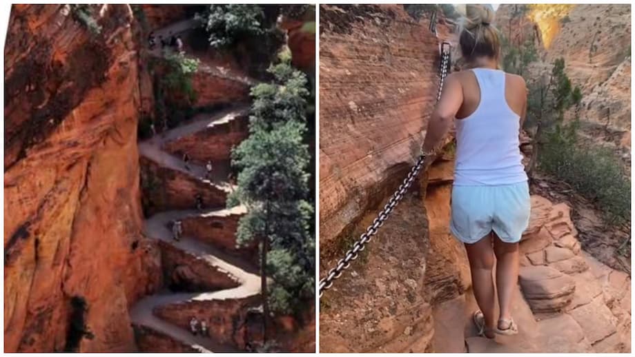 Esta mujer completó uno de los senderos más peligrosas de Estados Unidos en sandalias