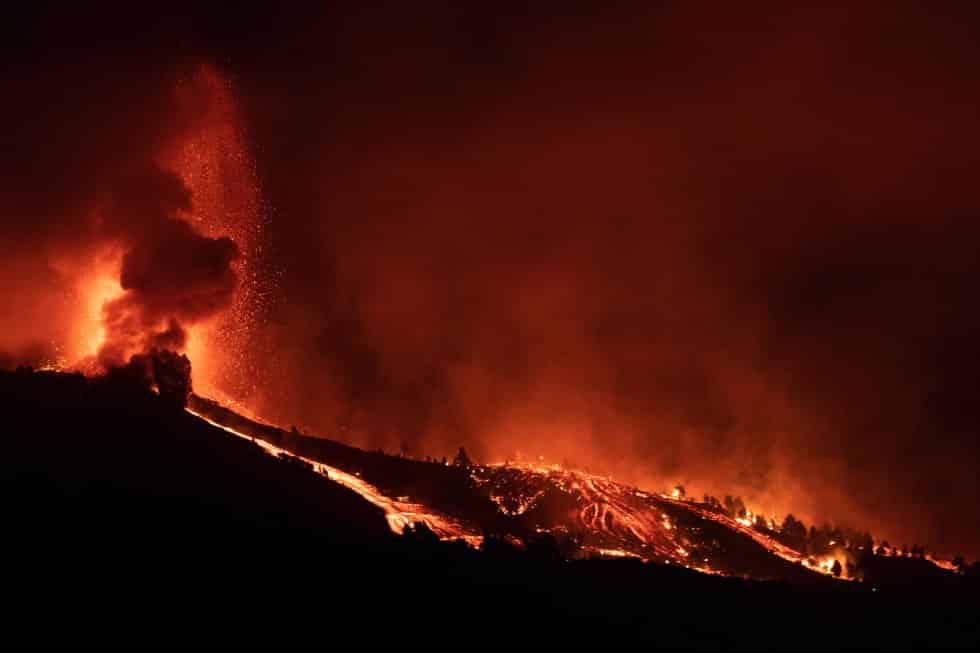 image volcán en La Palma erupcion volcan la palma rafa avero