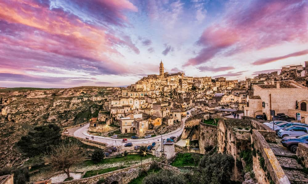 image región de Italia mejores atracciones de italia sassi di matera