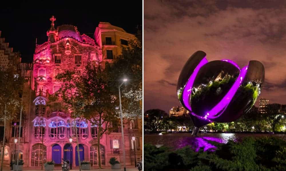 Día Internacional del Cáncer de Mama 2021 Monumentos de todo el mundo se iluminan de rosa para concientización-4