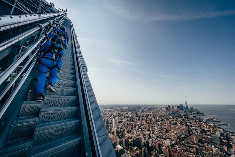 Escalar rascacielos de NY