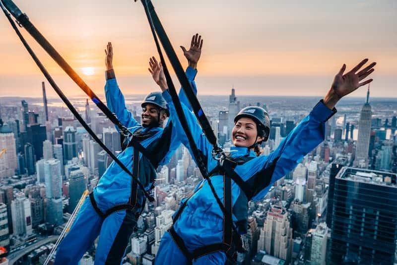 Escalar rascacielos de Nueva York