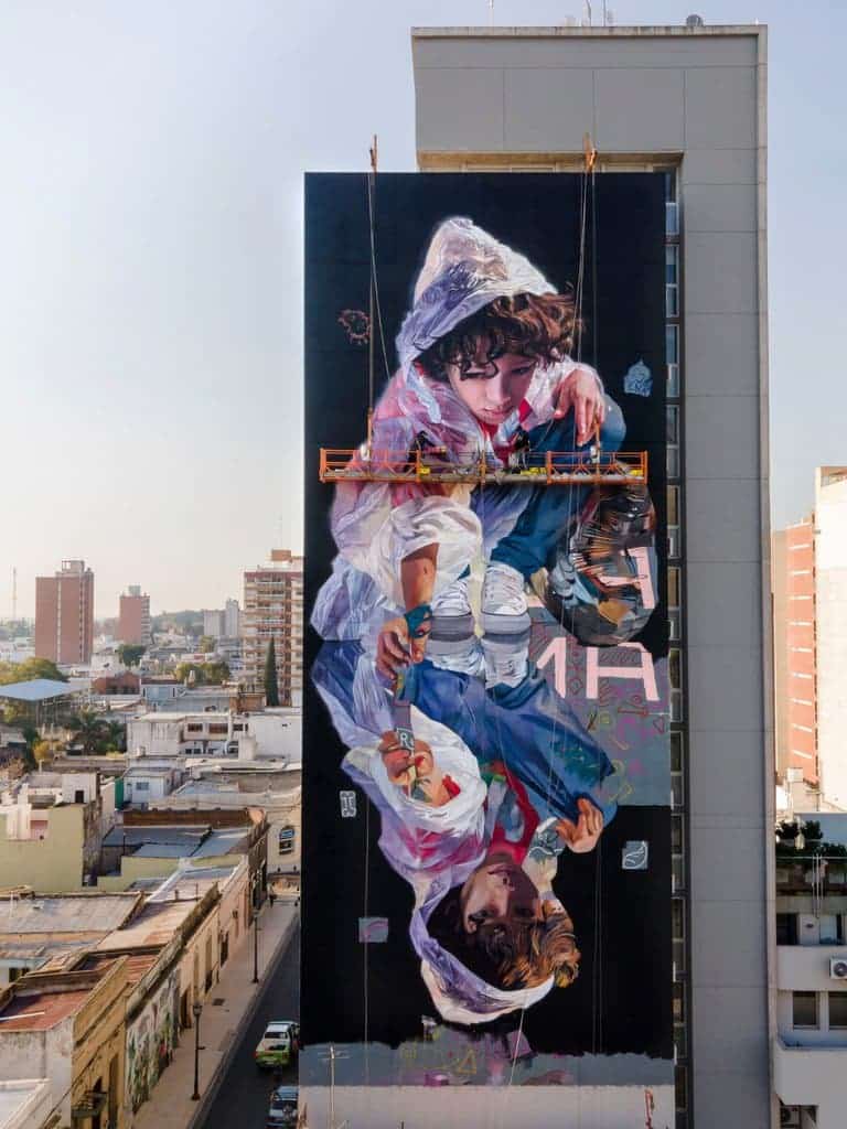 Mejor mural del mundo - Argentina - Reflejos en proceso