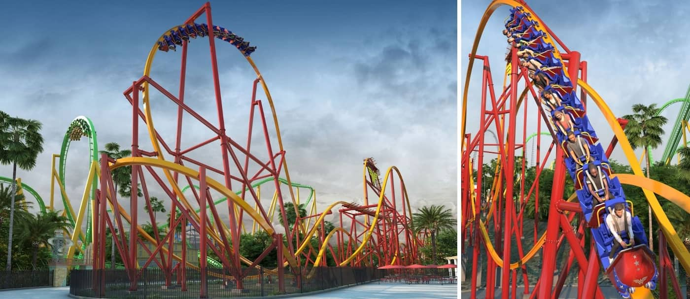 Six Flags Magic Mountain anunció una nueva montaña rusa con la que romperá un récord mundial