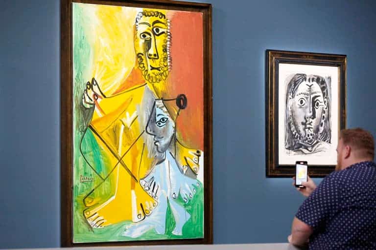 Homme et enfant de Picasso