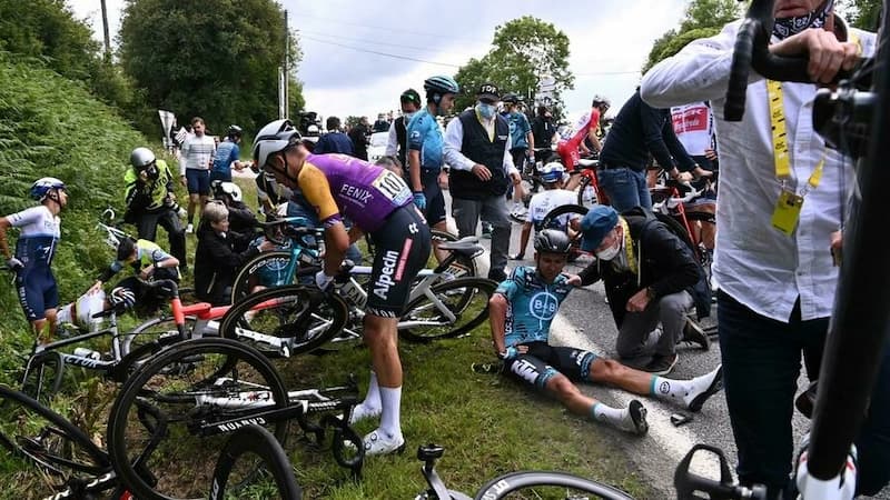 Tour de Francia - Accidente