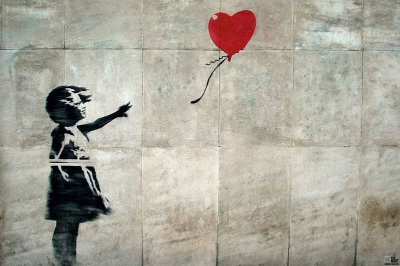 Obra de Banksy: Girl with the balloon