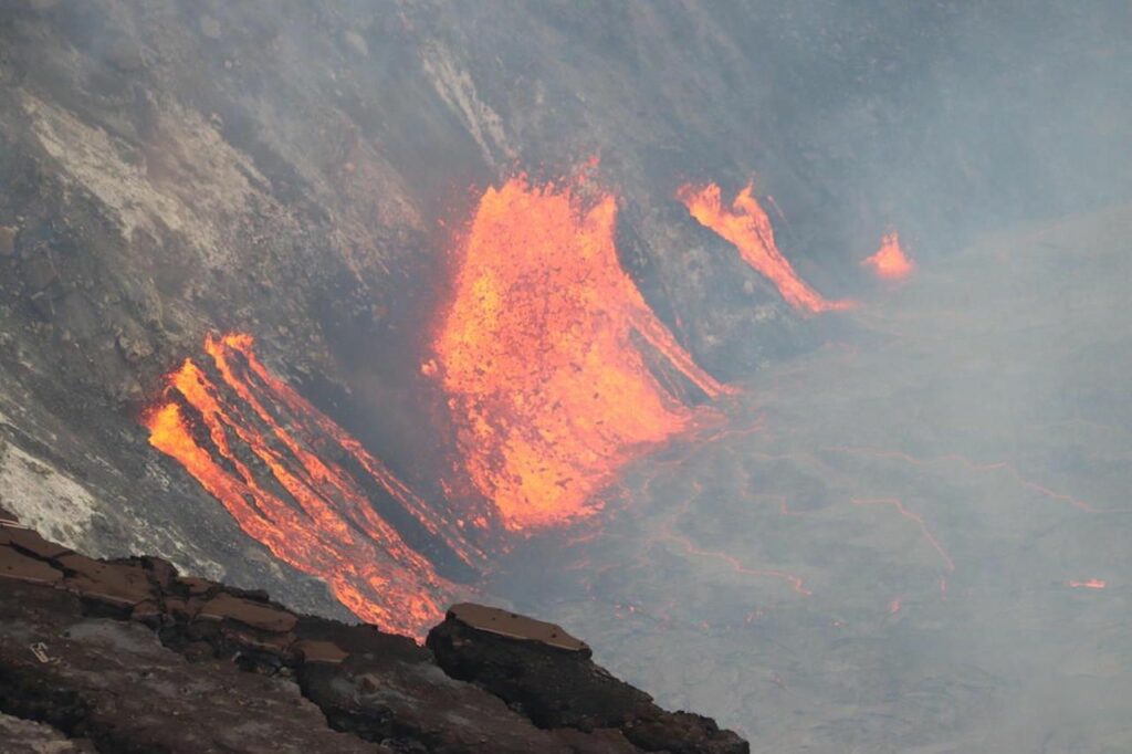 erupción del volcán Kilauea