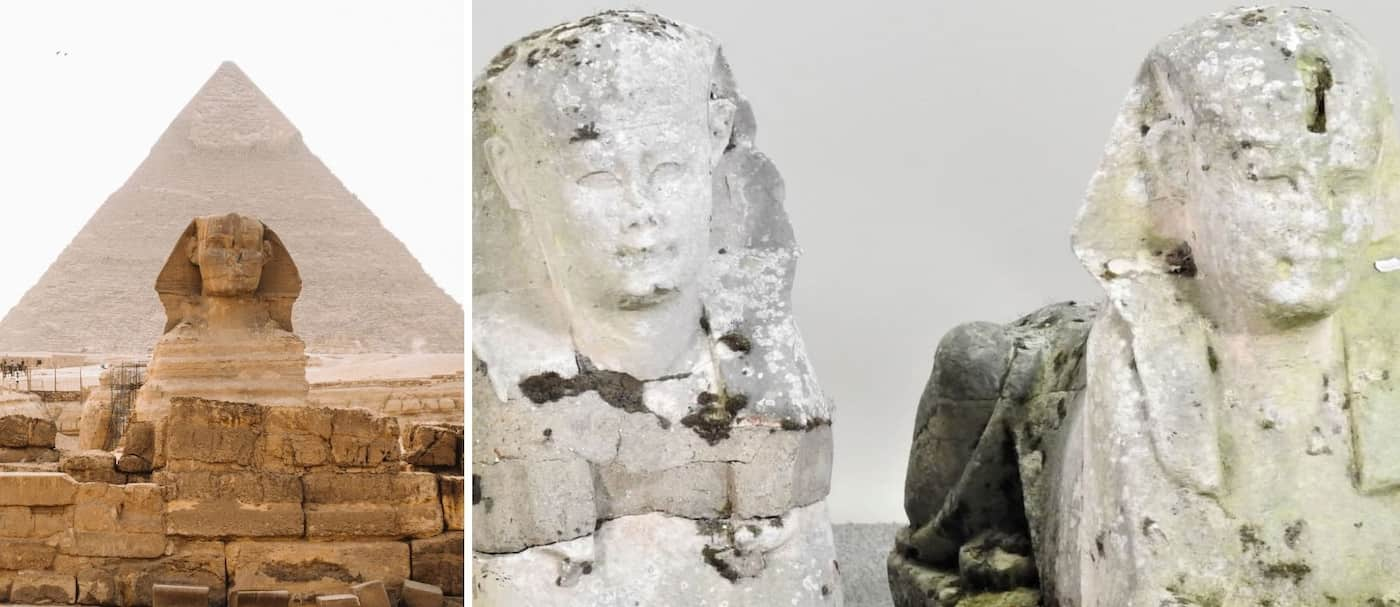 Dos estatuas de jardín descuidadas se vendieron por más de 200.000 dólares porque podrían ser obras del antiguo Egipto