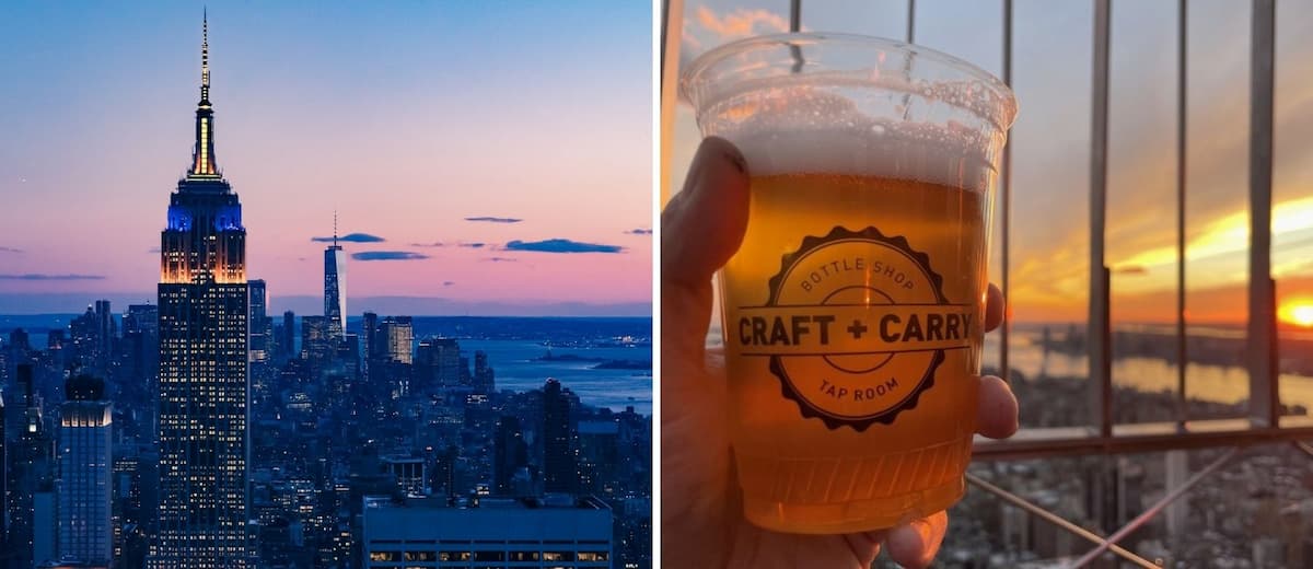 Esta cerveza sólo se puede disfrutar en el edificio más famoso de Nueva York